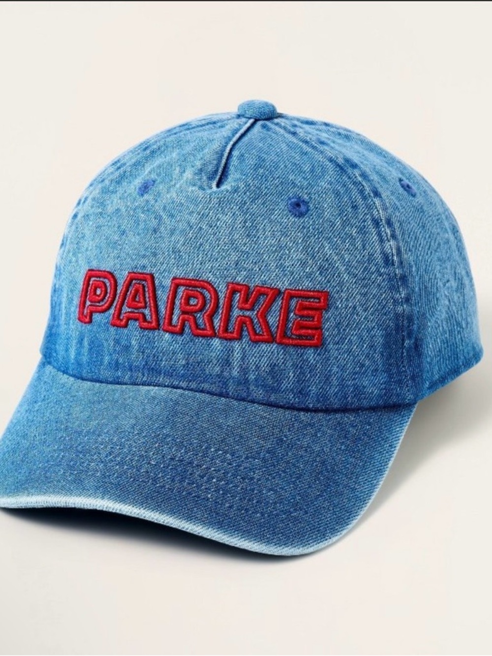 PARKE x Target Denim Baseball Hat - Medium Wash One Size Fits Most 
SOLD OUT!